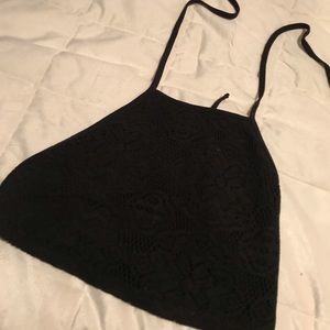 Black Halter top